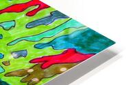 Abstract Doodle Folk HD Metal print