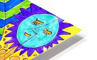 Abstract Colourful Doodles  HD Metal print