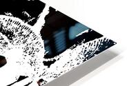 Abstract Dark Daisy HD Metal print