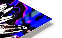 Abstract Psychedelic Vibrant Daisy HD Metal print