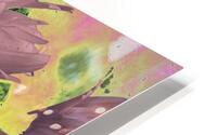 Abstract Pink Daisy HD Metal print
