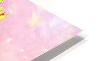 Abstract Dynamic Psychedelic Daisy Flower HD Metal print