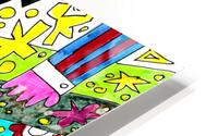 Abstract Doodle Art Elements HD Metal print