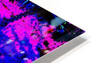 Abstract Psychedelic Daisy Flower HD Metal print