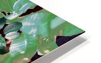 Abstract Vibrant Leaves  HD Metal print