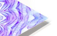Abstract Kaleidoscope Line Pattern HD Metal print