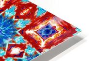 Abstract Geometric Kaleidoscope Pattern HD Metal print