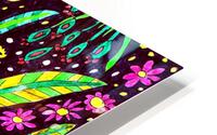 Abstract Psychedelic Bird HD Metal print