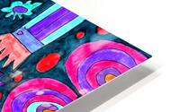 Abstract Psychedelic Imagination HD Metal print