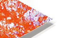  Abstract Orange Water Reflections                                                                                                           HD Metal print