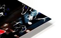 Abstract Darker Daisy HD Metal print