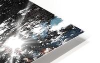 Impressionistic Dark Forest HD Metal print