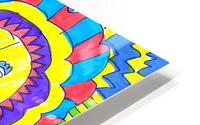 Abstract Sun Design HD Metal print