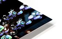 Abstract Green Foxgloves HD Metal print
