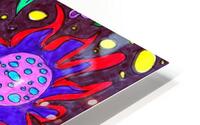 Abstract Flowers Design HD Metal print