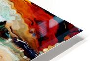 Abstract Vibrant Ocean Waves HD Metal print