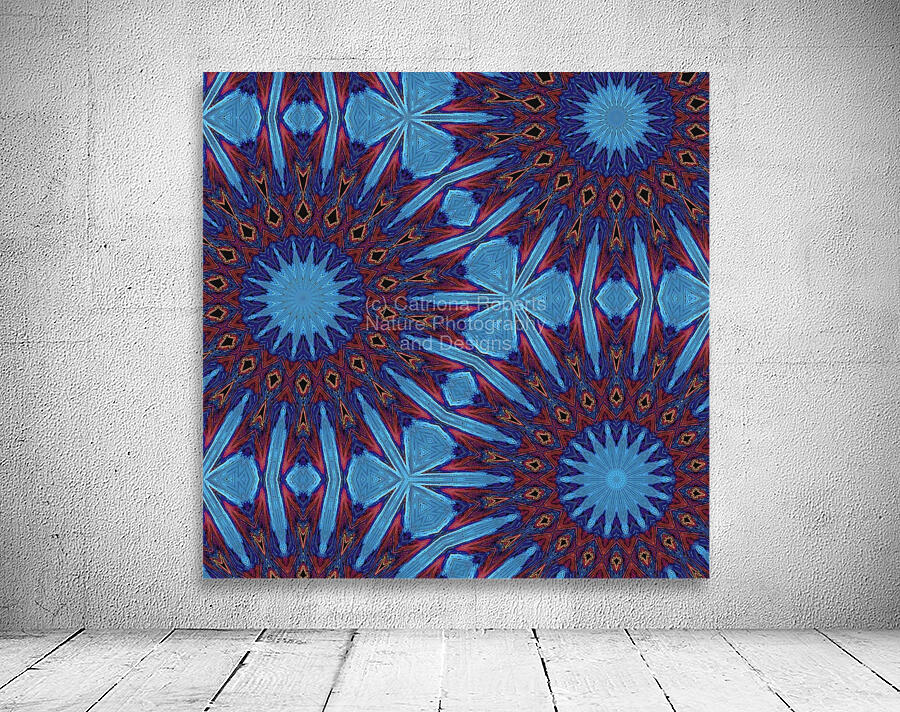 Abstract Shapes in Motion Wall Preview