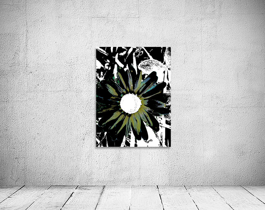 Abstract Dark Daisy Wall Preview