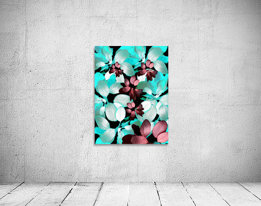 Abstract Coloured Leaves Wall Preview
