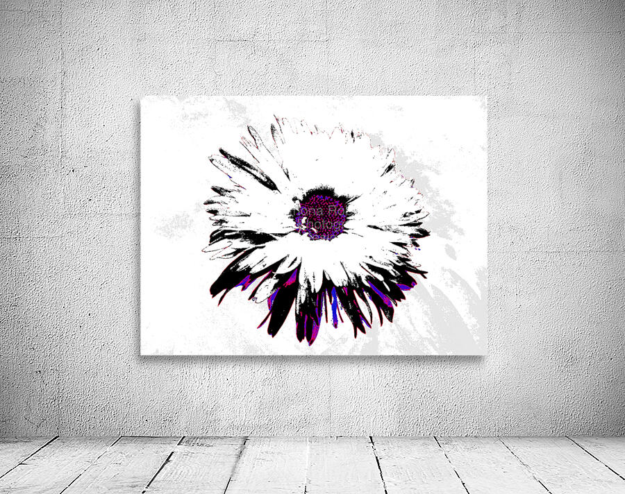 Abstract Bold Daisy Flower Wall Preview