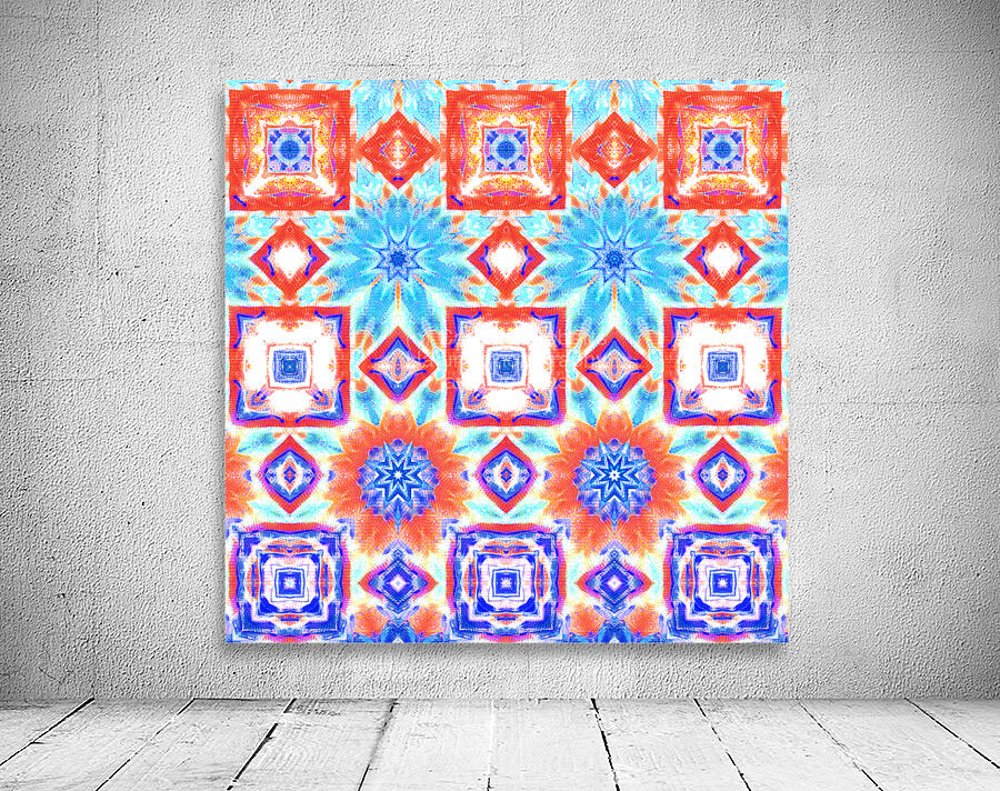 Abstract Symmetrical Design Wall Preview