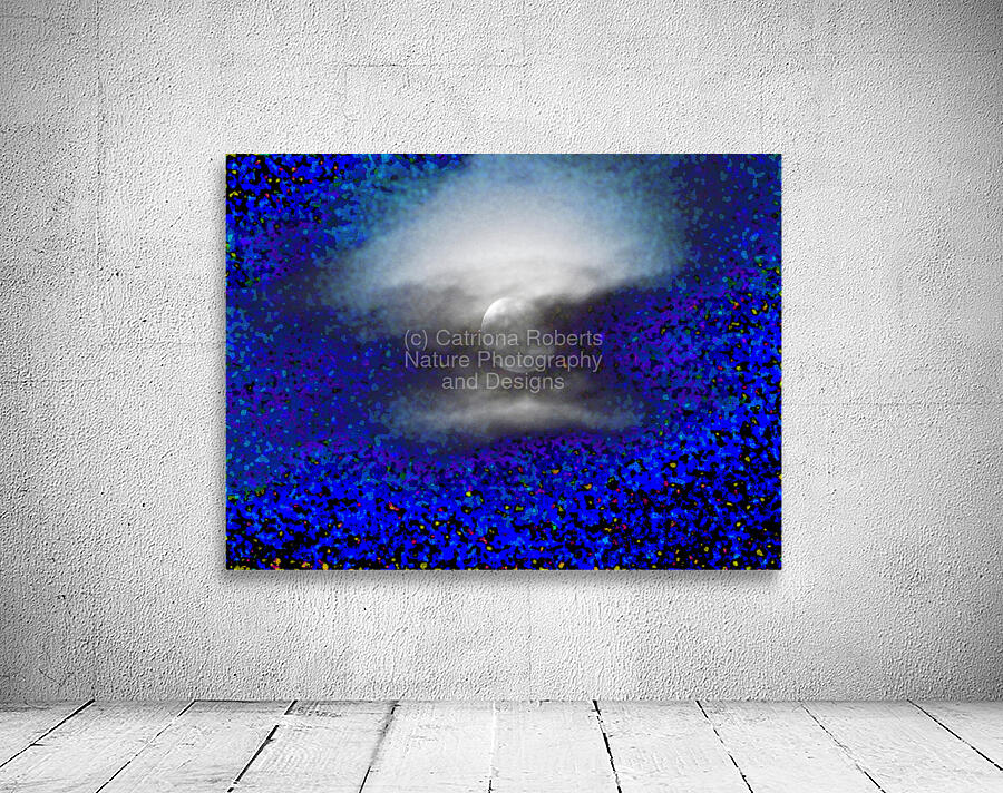 Abstract Mysterious Moon Wall Preview