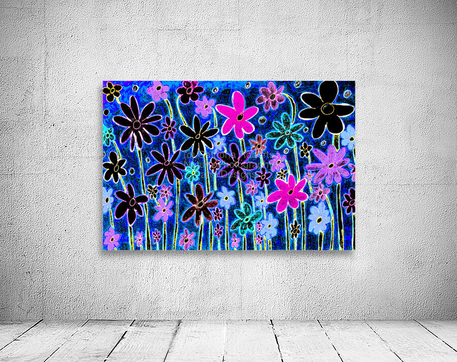 Abstract Garden At Night Wall Preview