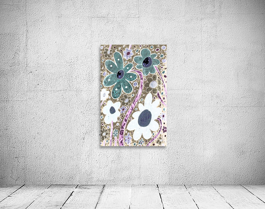 Abstract Decorative Flowers Wall Preview