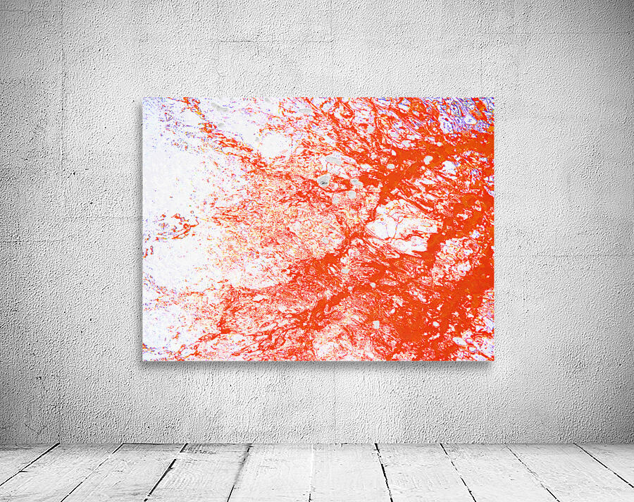  Abstract Orange Water Reflections                                                                                                           Wall Preview
