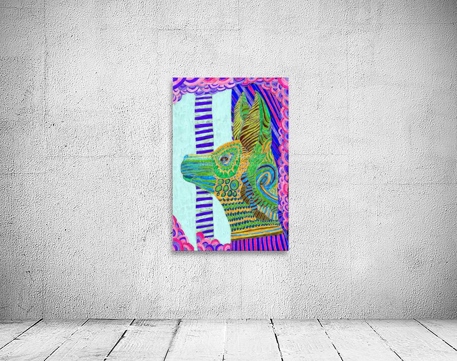 Abstract Egyptian Dog Too Wall Preview