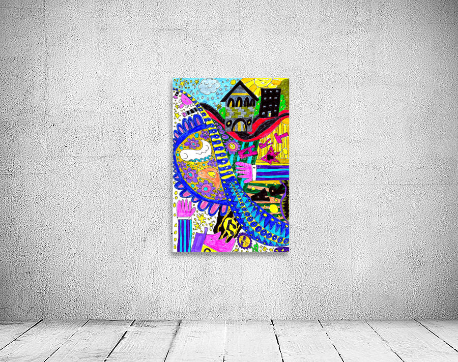 Abstract Doodle Creativity Wall Preview