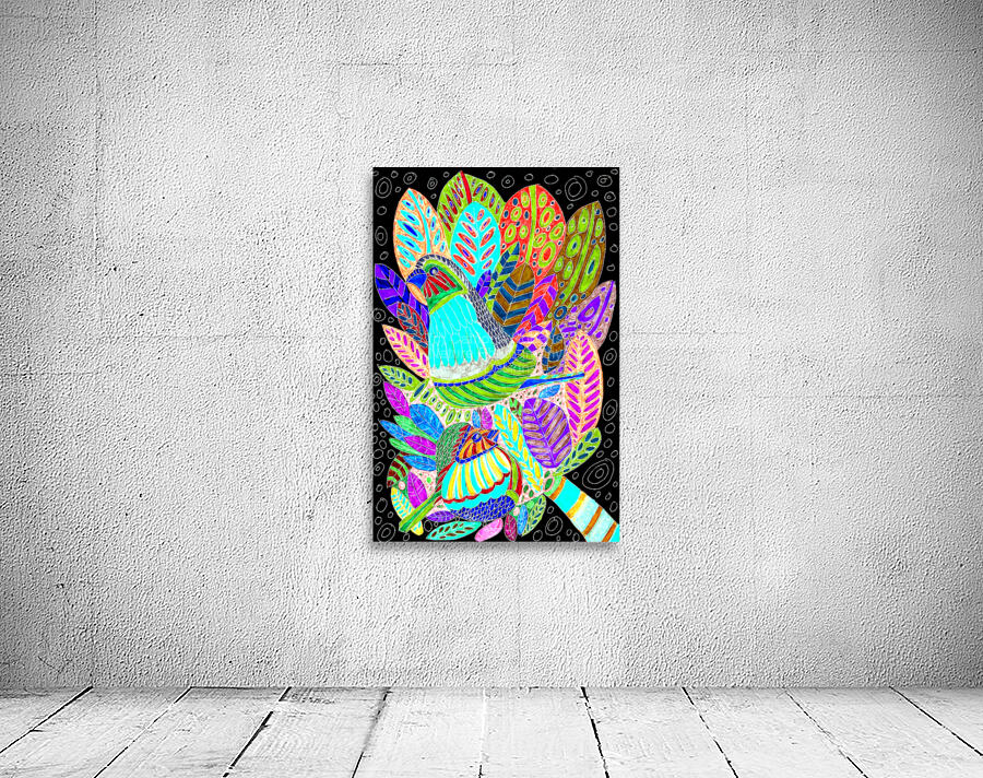 Abstract Pastel Birds Wall Preview