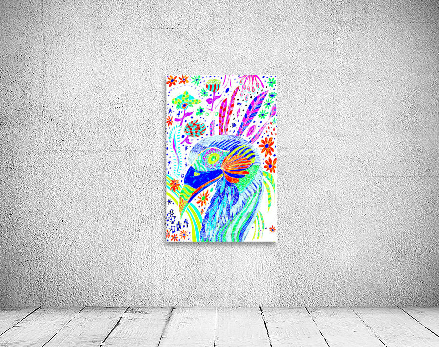 Abstract Pastel Avian Wall Preview