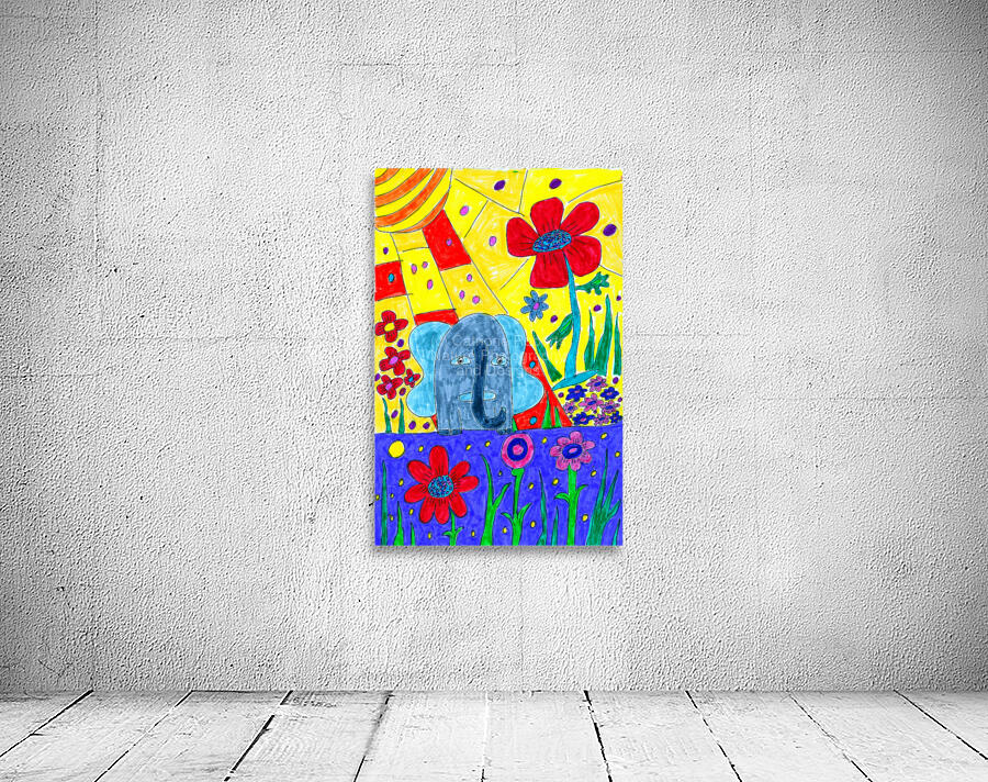 Abstract Colourful Elephant Wall Preview
