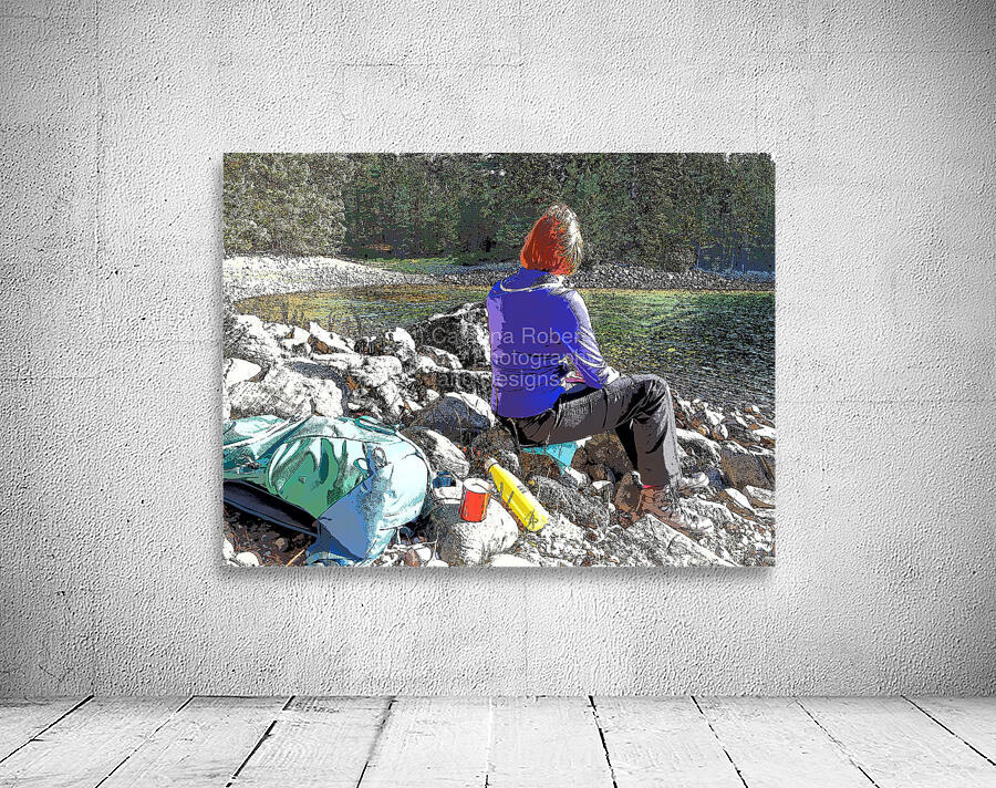 Scenes from the Trail-  Taking a Rest                                                                                                               Wall Preview