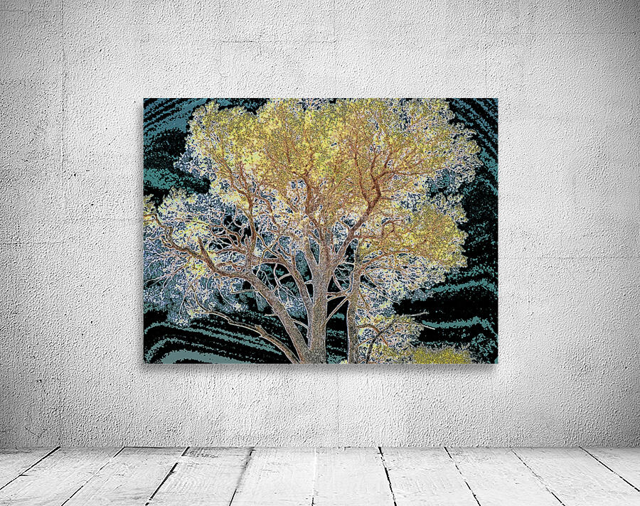  Abstract Vibrant Pine                                                                                                                     Wall Preview