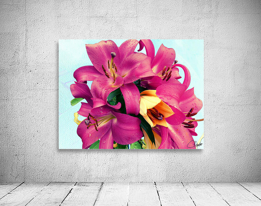  Vibrant lilies Wall Preview