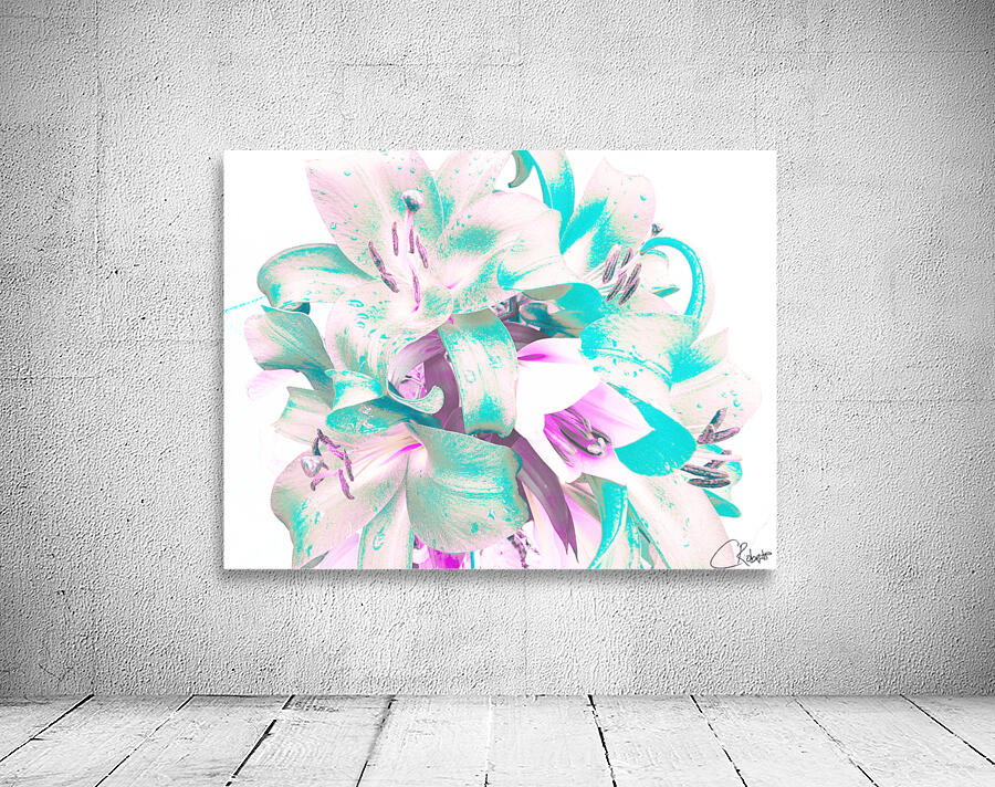 Delicate Poster Lilies Wall Preview