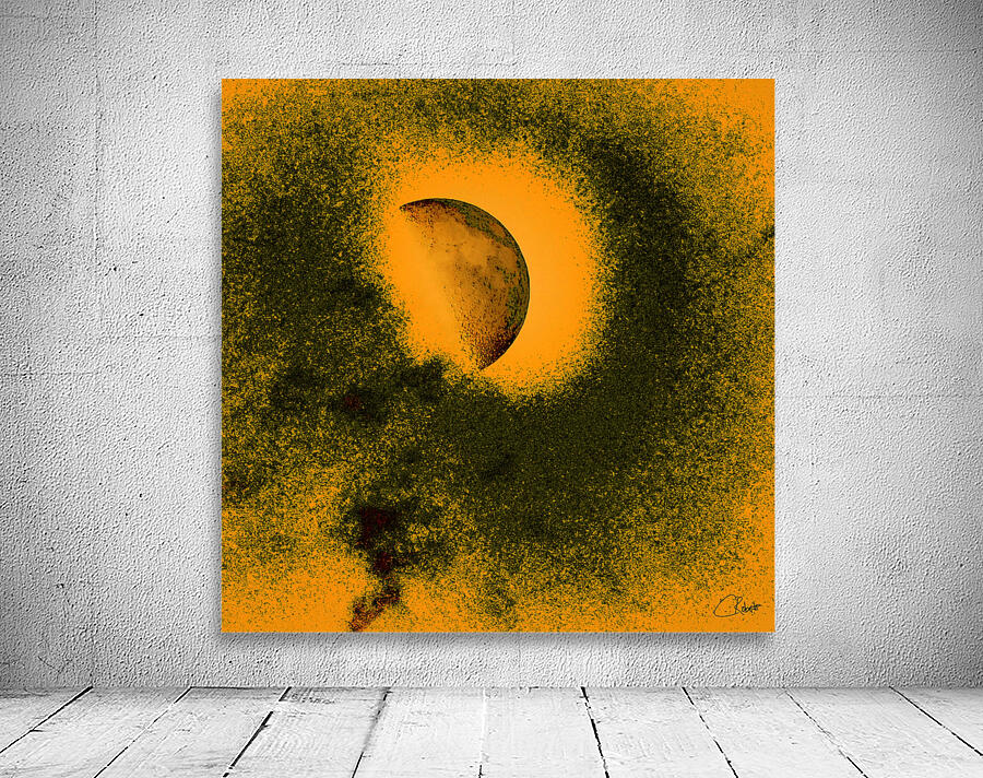 Distintegrating Moon 2 Wall Preview