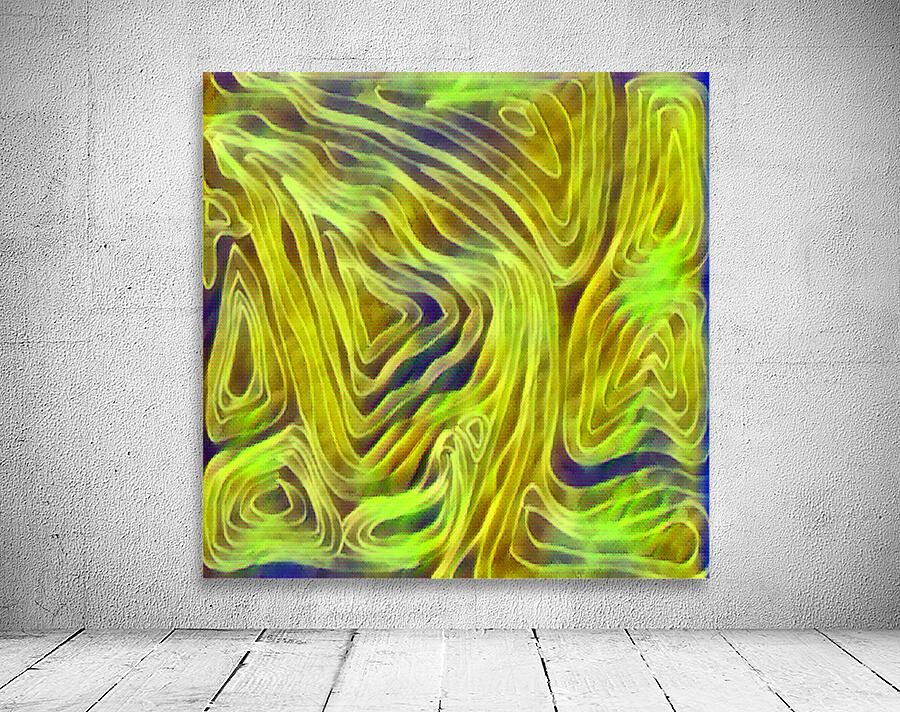 Abstract Ethereal Lined Shapes  Wall Preview