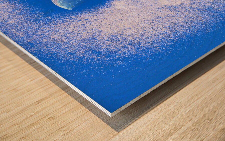 Original Disintegrating Moon Wood print