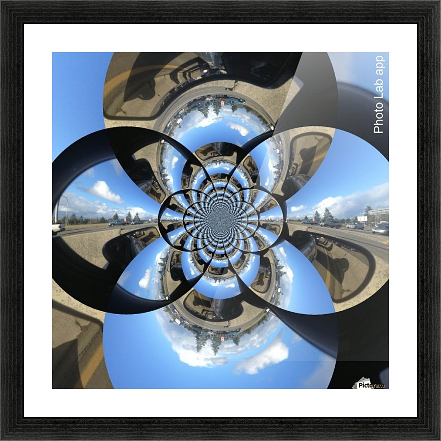 Distracted Monotony  Picture Frame print