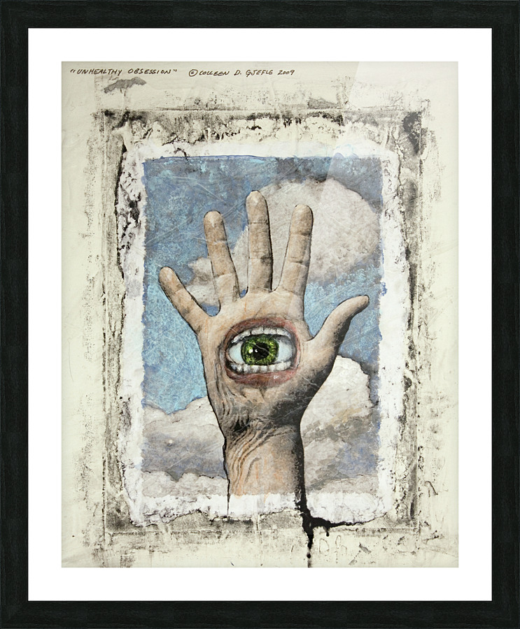 Unhealthy Obsession Picture Frame print