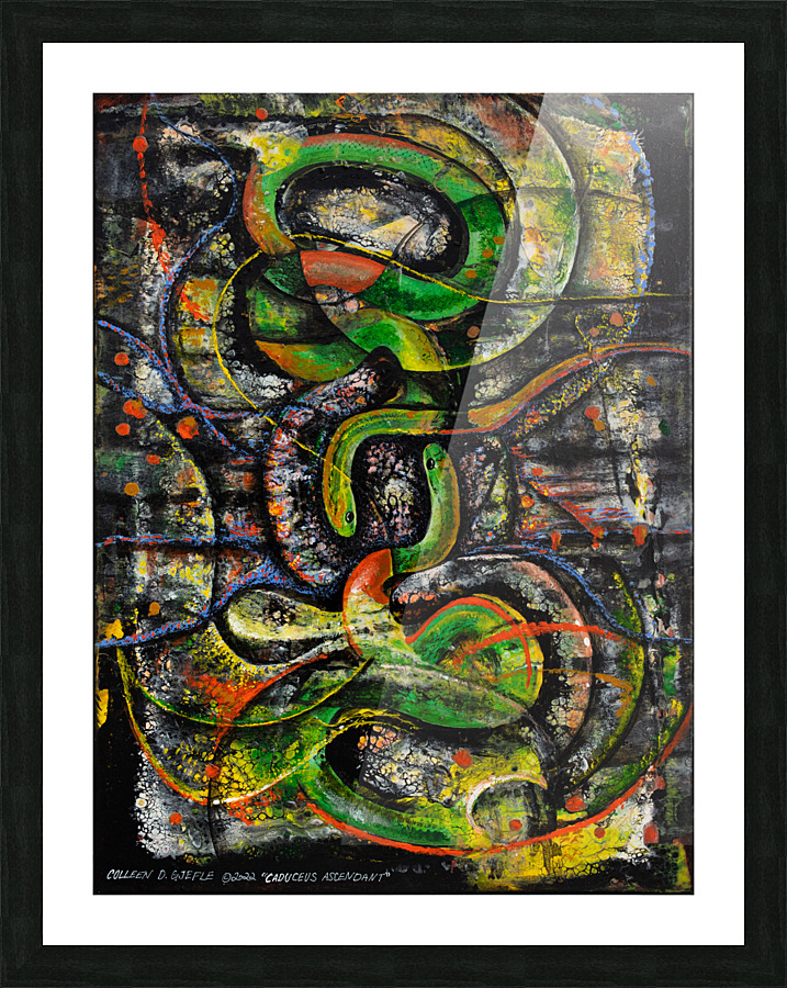 Caduceus Ascendant Picture Frame print