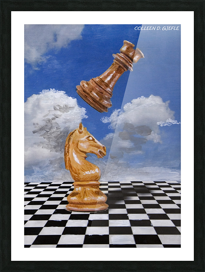 Horseplay Picture Frame print