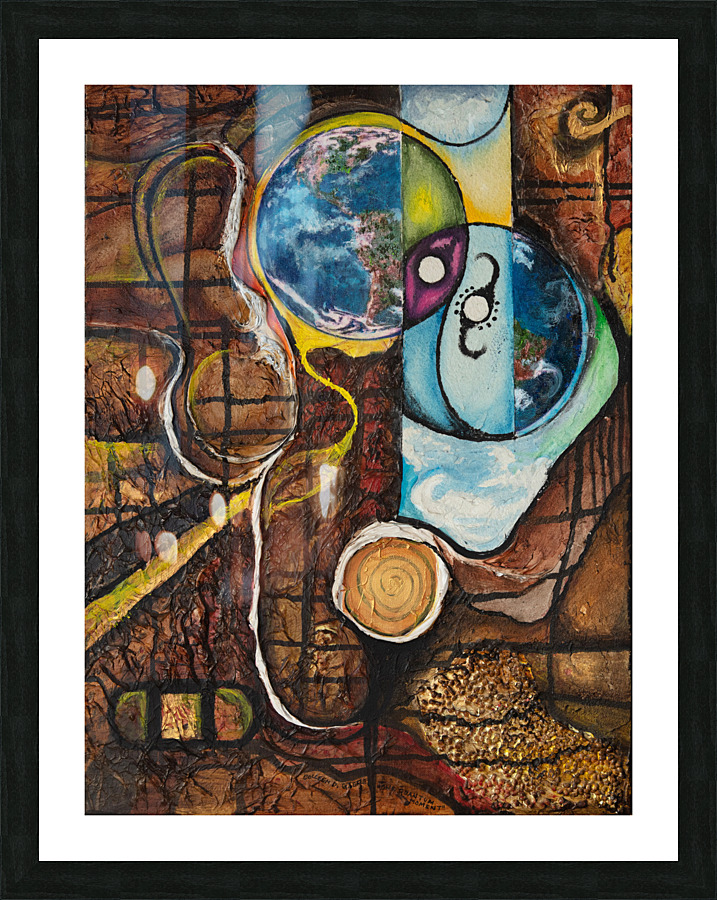 One Quantum Moment Picture Frame print