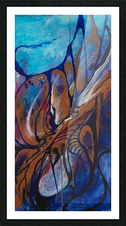 Tendons Picture Frame print