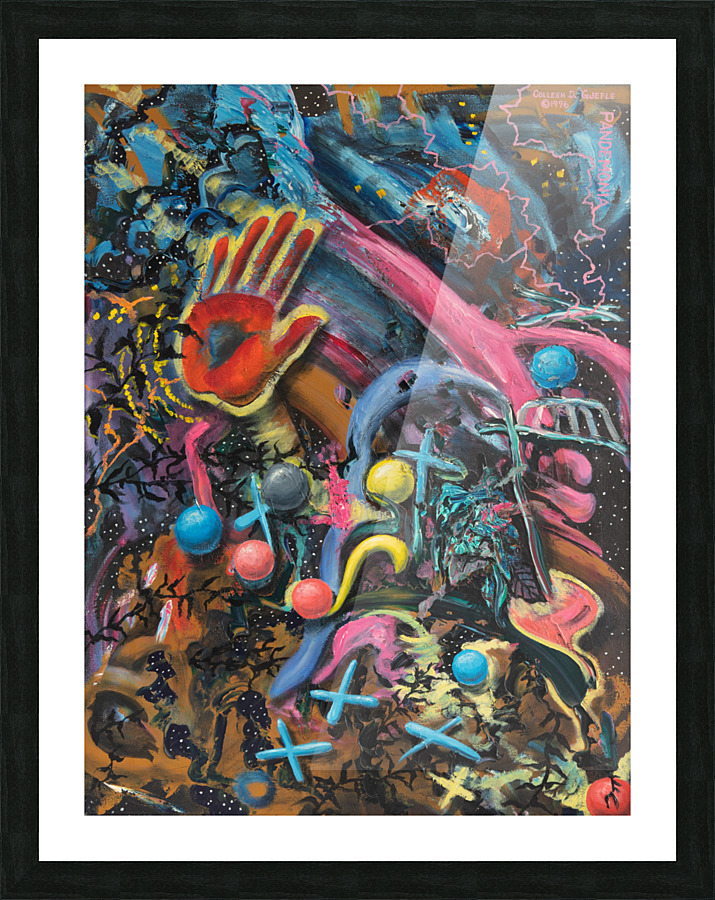 Pandemonia Picture Frame print