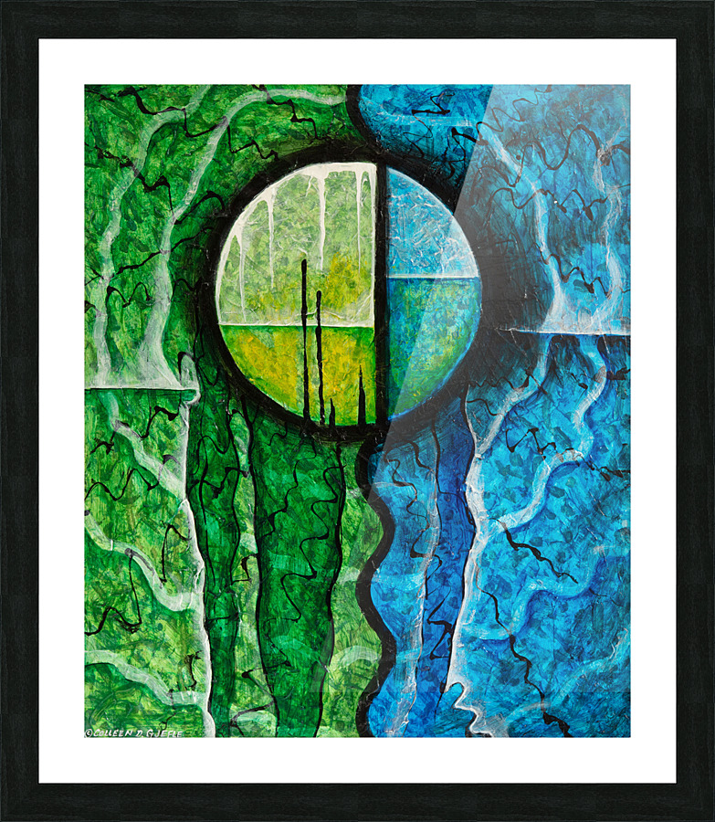 Cosmic Ocean Picture Frame print