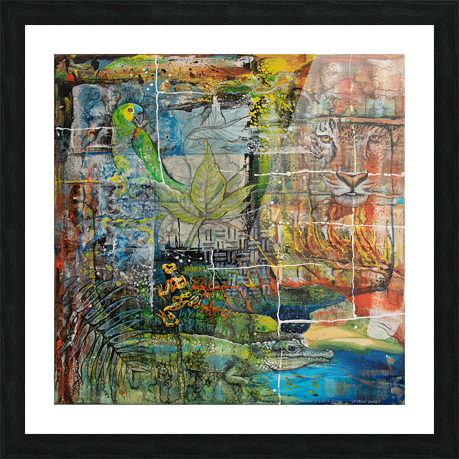 Amazon Song Picture Frame print